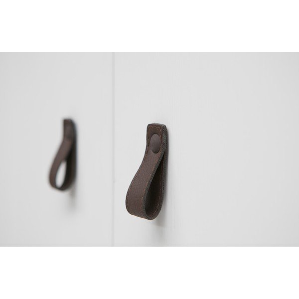 Biela šatníková skriňa z borovicového dreva 111x202 cm Ties – WOOOD-image-4