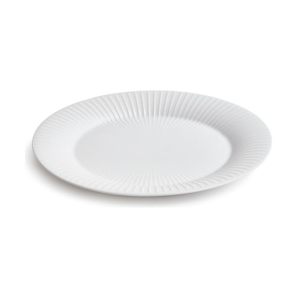 Biely porcelánový tanier Kähler Design Hammershoi, ⌀ 28 cm