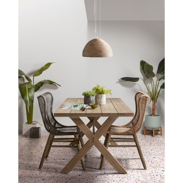 Súprava 2 sivých kvetináčov Kave Home-image-3