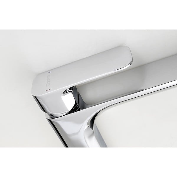 Stojančeková umývadlová batéria v lesklej striebornej farbe Spy – Sapho-image-2