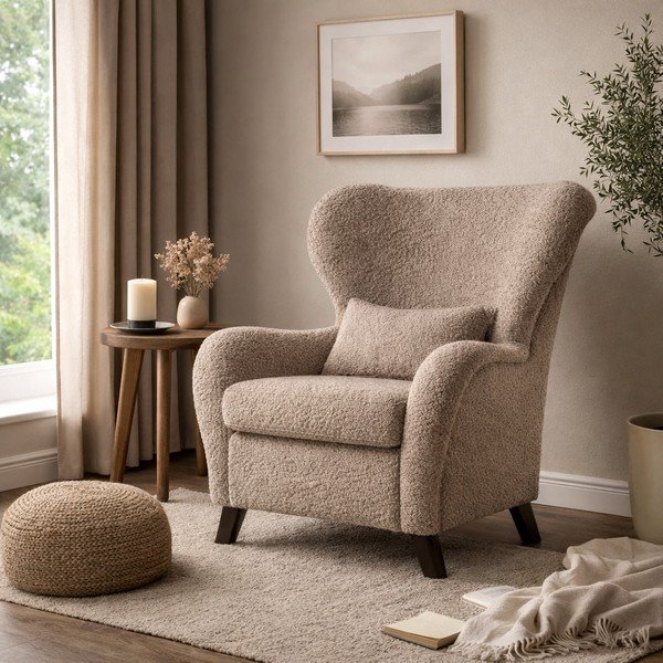 Hnedé kreslo ušiak Miuform Miuf-image-1