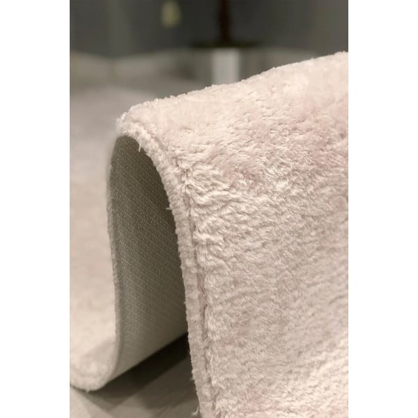 Krémové kúpeľňové predložky v súprave 2 ks 50x90 cm Plush – Mila Home-image-1