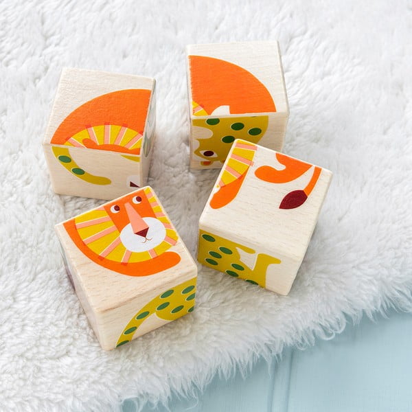 Drevené kocky Wild Wonders – Rex London-image-1