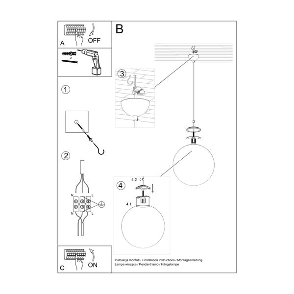 Biele stropné svietidlo Sollux Bianco 20-image-3
