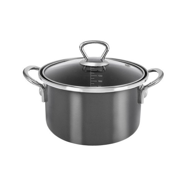 Smaltový hrniec s pokrievkou 1,75 l Metalic – Orion