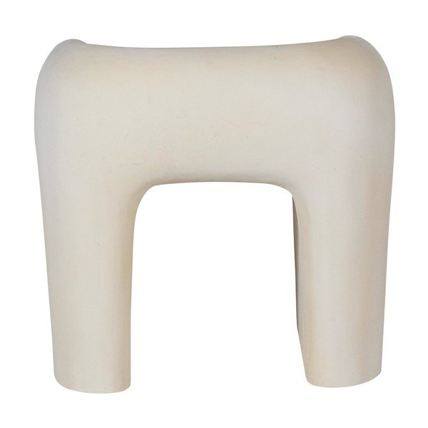 Slonovinová plastová záhradná stolička Nivo – WOOOD-image-3