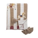 Bielo-hnedá deka 130x160 cm Merry-go-round – Bloomingville