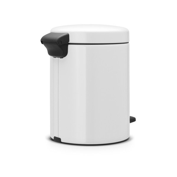 Biely pedálový odpadkový kôš Brabantia Newicon, 5 l-image-2