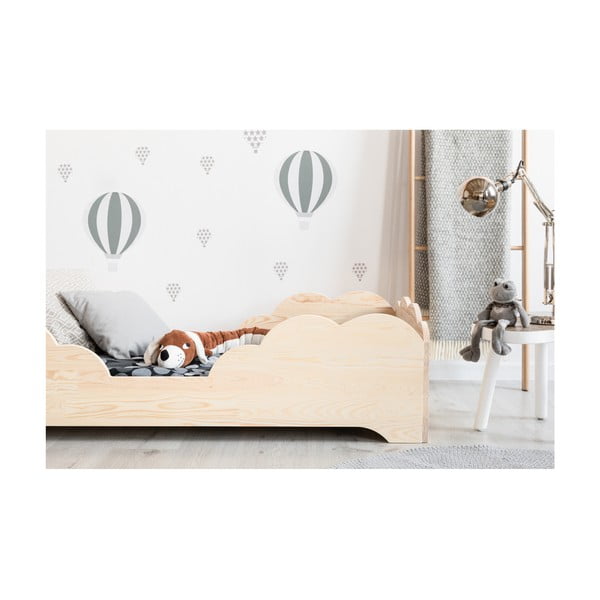Detská posteľ z borovicového dreva Adeko BOX 10, 80 × 200 cm-image-2