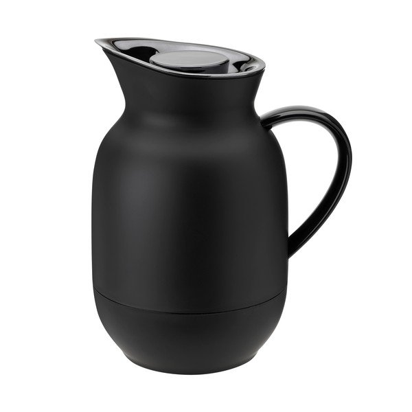 Čierna plastová termokanvica 1 l Amphora – Stelton