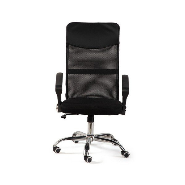 Čierna čalúnená kancelárska stolička Arco – Bonami Essentials-image-2