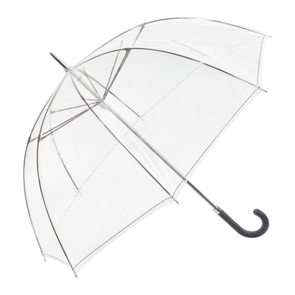 Transparentný dáždnik so sivými detailmi Stitch
