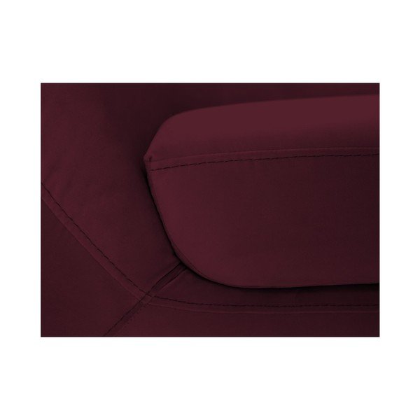 Vínovočervená dvojmiestna pohovka Mazzini Sofas Amelie-image-4