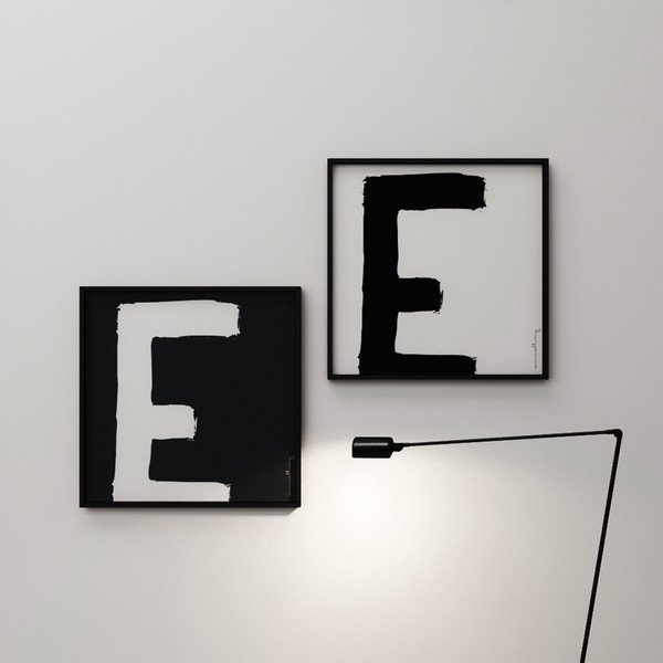 Plagát Litera E, 50x50 cm-image-1