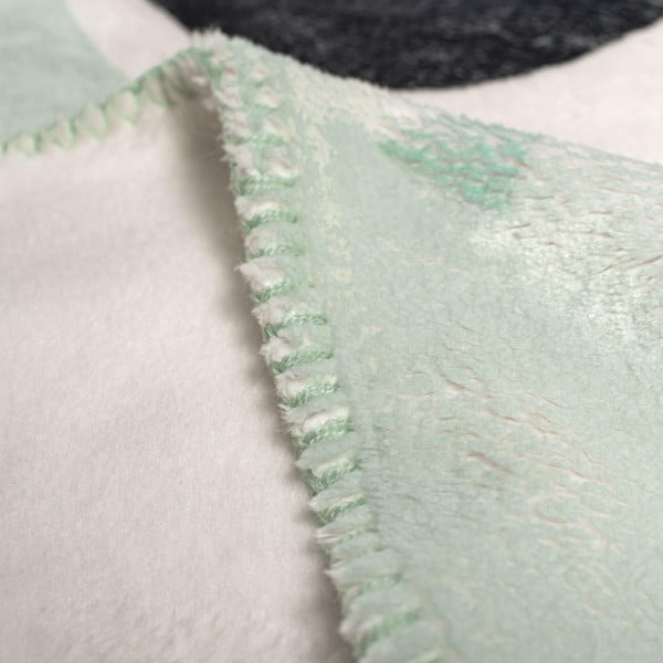 Svetlozelená detská deka z mikrovlákna 140x110 cm Panda - Moshi Moshi-image-2