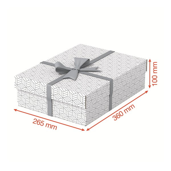 Súprava 3 bielych úložných škatúľ Esselte Home, 26,5 x 36 cm-image-2