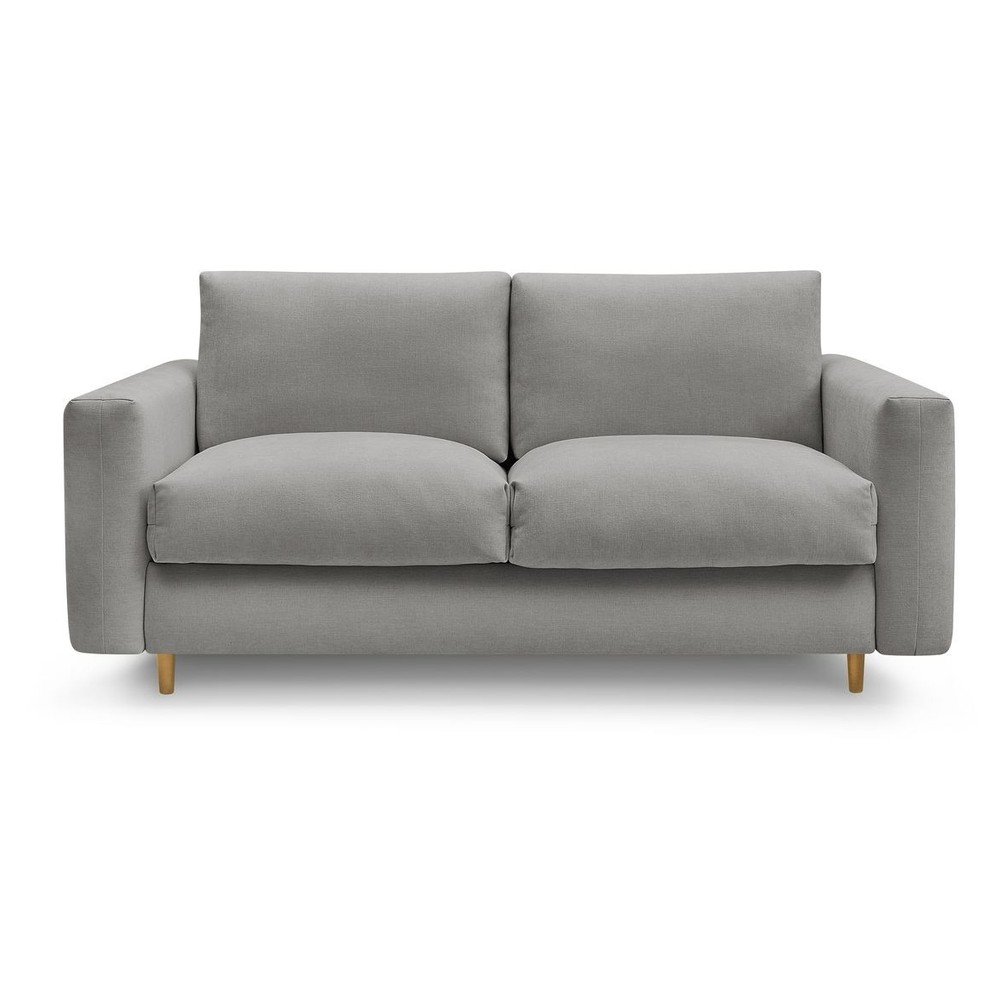 E-shop Sivá pohovka na každodenné spanie/rozkladacia 200 cm Cocoone – Bobochic Paris