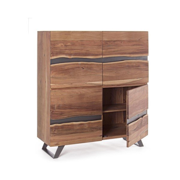 Komoda z akáciového dreva Bizzotto Aron, šírka 118 cm-image-3