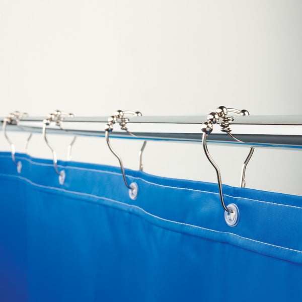 Háčiky k sprchovému závesu v súprave 12 ks v lesklej striebornej farbe 3,5 cm Anello – Spirella-image-4