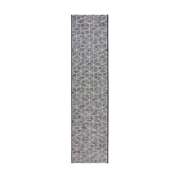 Sivý vonkajší koberec behúň 230x60 cm Napoli - Flair Rugs