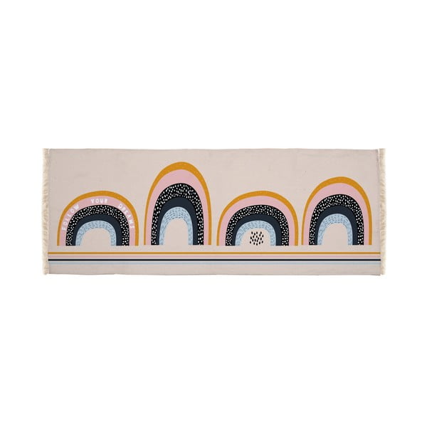 Detský koberec Little Nice Things Rainbows, 135 × 55 cm