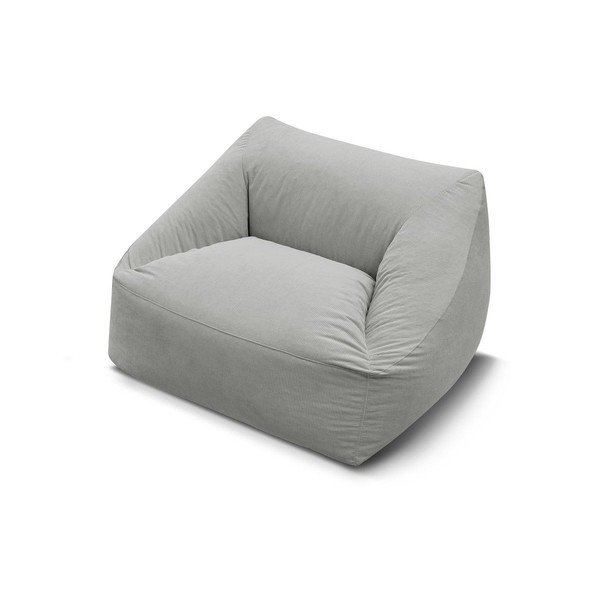 Svetlosivý menčestrový sedací vak Lilibet – Bobochic Paris-image-3