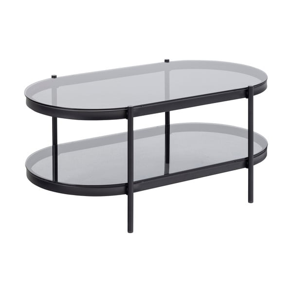 Konferenčný stolík so sklenenou doskou 95x50 cm Bayonne - Actona-image-3