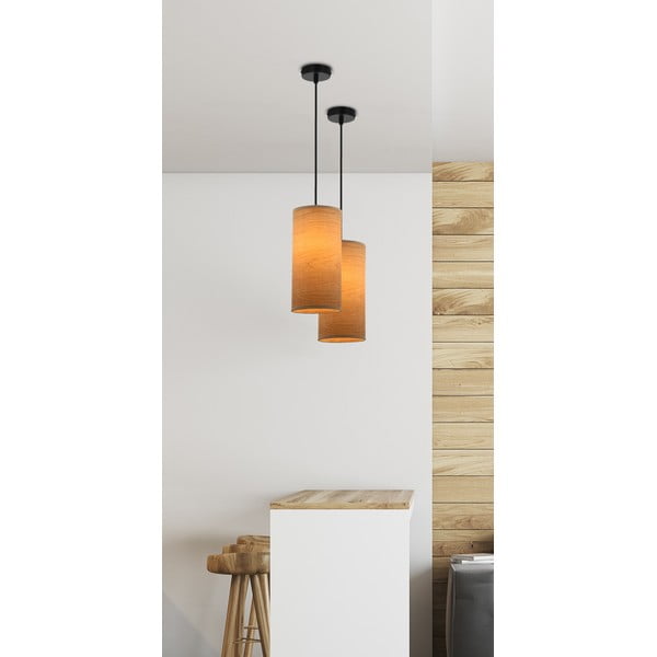 Svetlohnedé závesné svietidlo ø 12 cm Ballo – Candellux Lighting-image-1