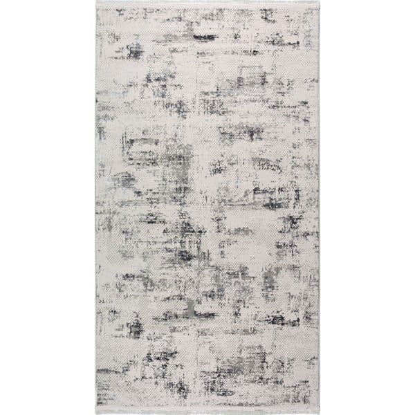 Sivý/krémovobiely prateľný koberec 80x150 cm Gri – Vitaus