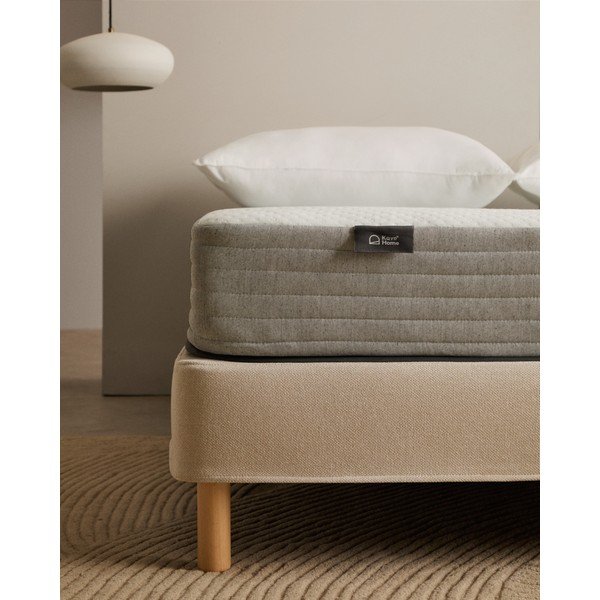 Stredne tvrdý penový termoregulačný matrac 135x190 cm Yoko – Kave Home-image-4