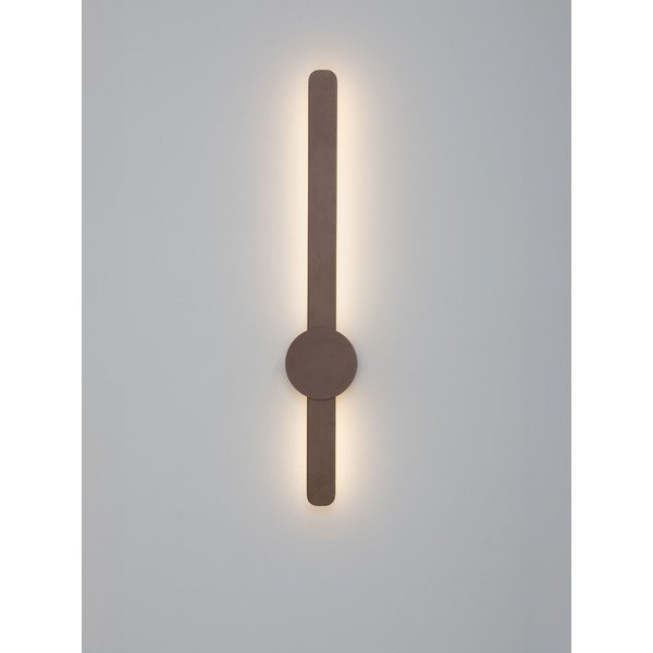 Hnedé hliníkové LED nástenné svietidlo Norei – Nova Luce-image-4