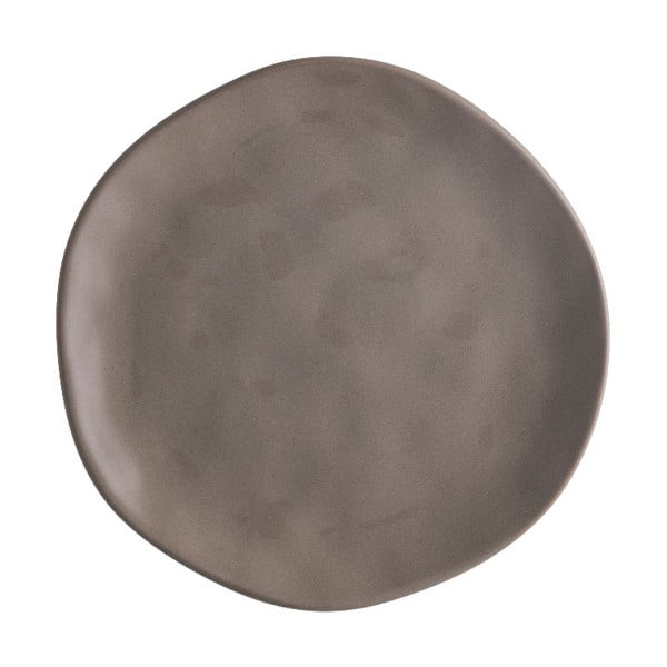 Hnedý porcelánový tanier na pizzu Brandani Pizza, ⌀ 20 cm