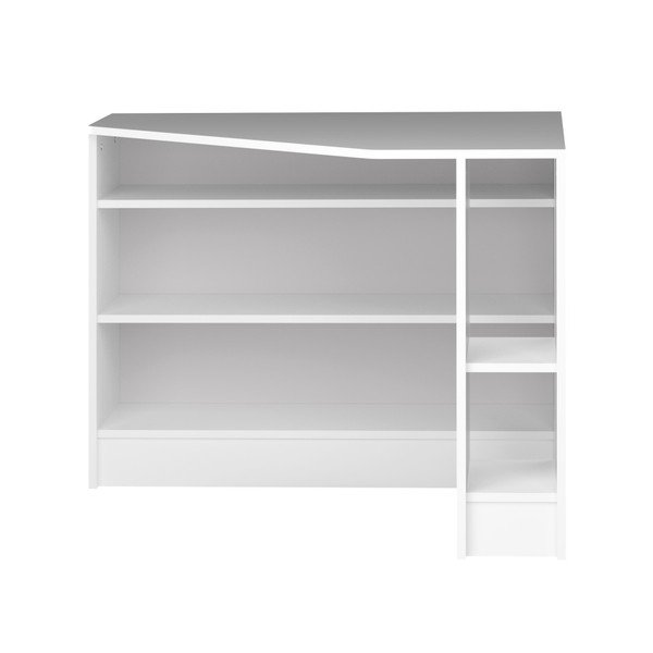 Biely rohový pracovný stôl TemaHome Plan-image-1
