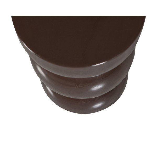 Kovový okrúhly odkladací stolík ø 30 cm Breno – WOOOD-image-3