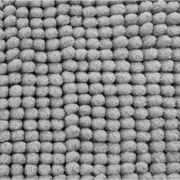 Sivá kúpeľňová predložka 50x80 cm Bobble – Catherine Lansfield-image-3