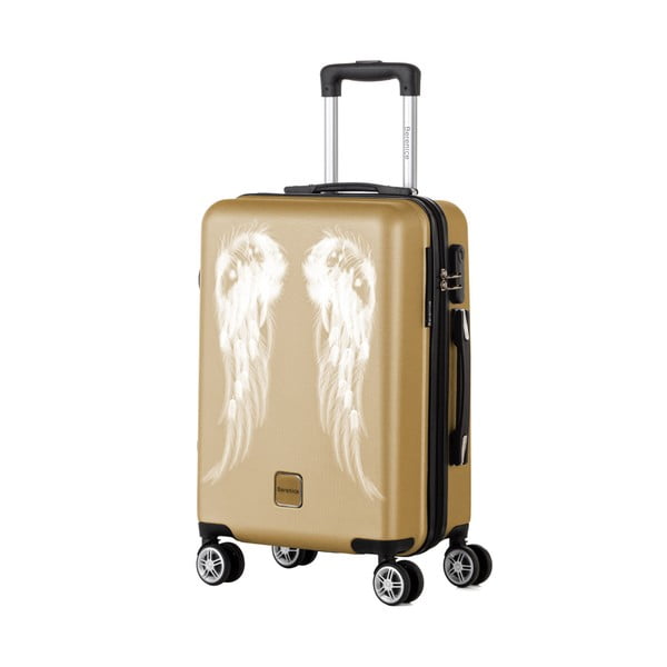 Cestovný kufor v zlatej farbe Berenice Wings, 44 l