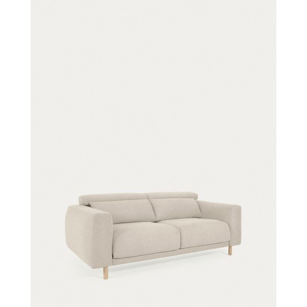Krémovobiela pohovka 215 cm Singa – Kave Home-image-2