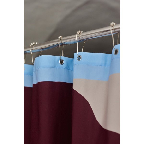Krúžky k sprchovému závesu v súprave 10 ks v matne striebornej farbe Aqua – Mette Ditmer Denmark-image-1