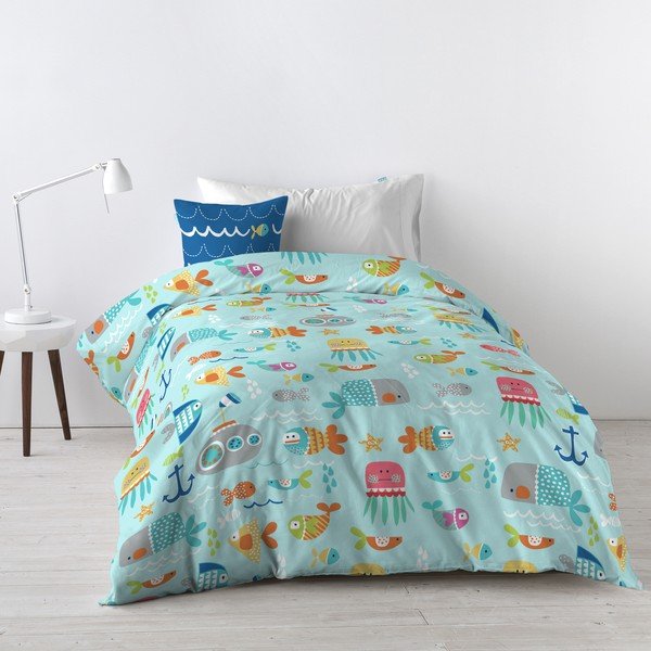 Detské bavlnené obliečky Moshi Moshi Sea Life, 140 x 200 cm-image-1