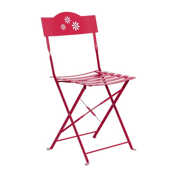 Červená skladacia stolička Butlers Daisy Jane