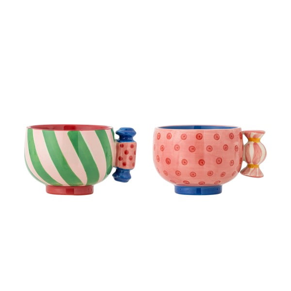 Šálky na espresso s vianočným motívom z kameniny v súprave 2 ks 250 ml Caramella – Bloomingville