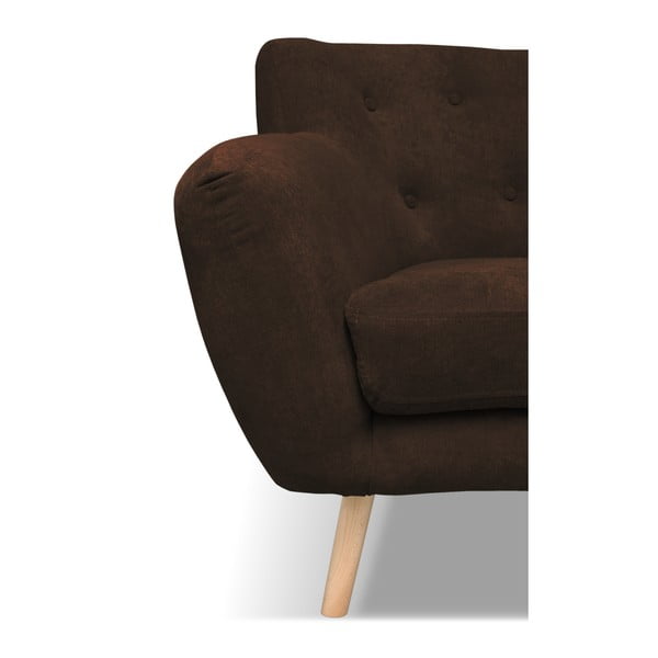 Hnedá pohovka Cosmopolitan design London, 162 cm-image-3
