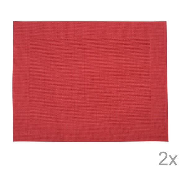 Sada 2 prestieraní Saleen Red, 30x40 cm