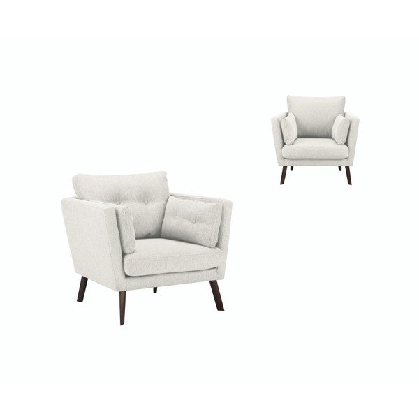 Svetlobéžové kreslo Mazzini Sofas Elena-image-4