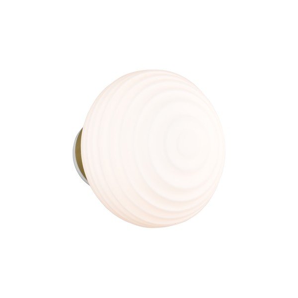 Biele sklenené LED nástenné svietidlo na USB ø 15,5 cm Earl – Reality-image-3