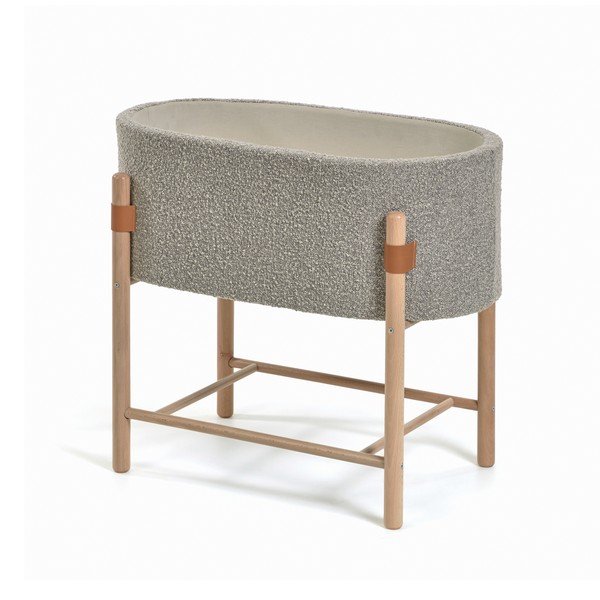 Sivá detská postieľka Kave Home Adara