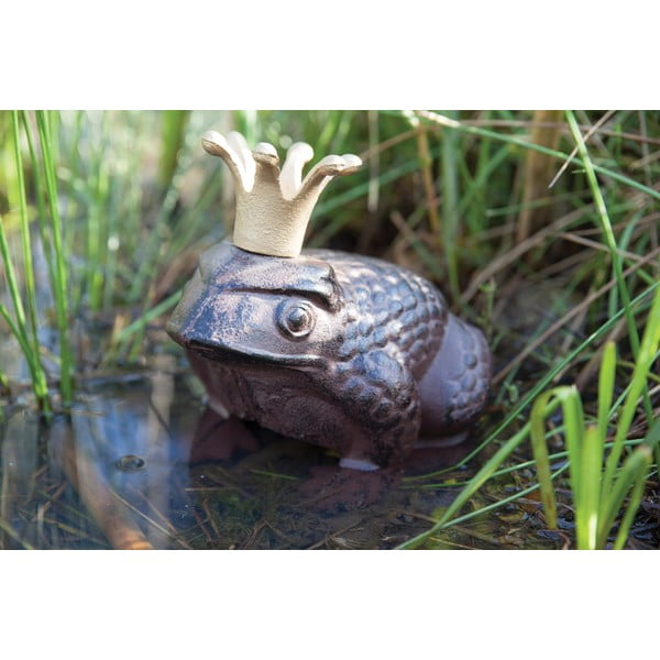 Kovová záhradná soška Frog – Esschert Design-image-1
