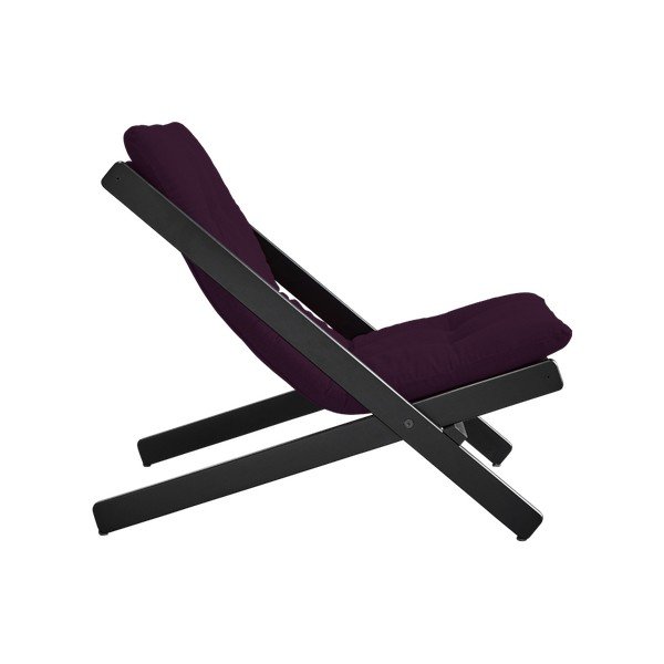 Skladacie kreslo Karup Boogie Black/Purple Plum-image-1