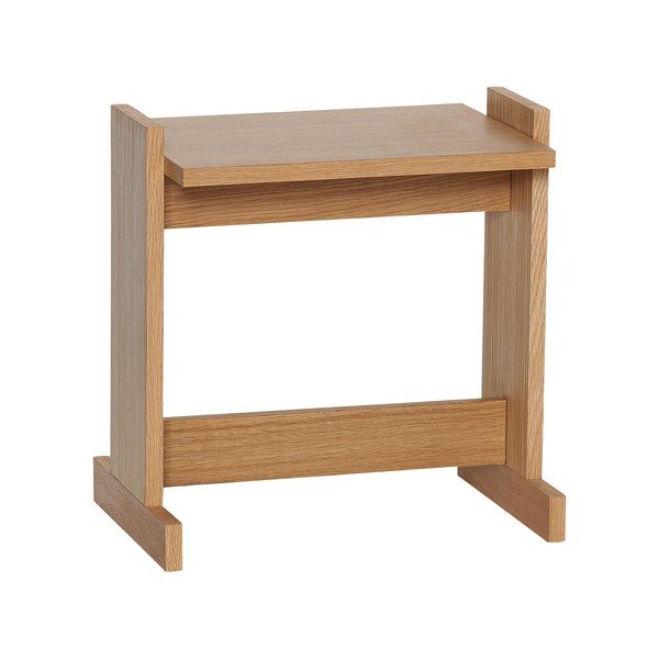 Odkladací stolík v dekore duba 30x44 cm Futu – Hübsch