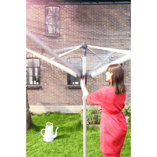 Vonkajší sušiak na bielizeň v striebornej farbe 50 m Lift-o-Matic Advance – Brabantia-image-4